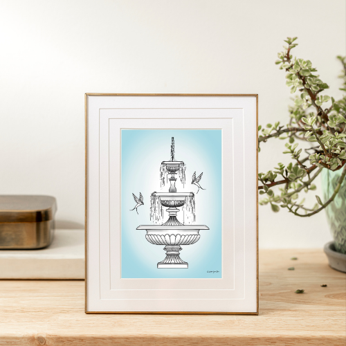 Print Fontaine A5