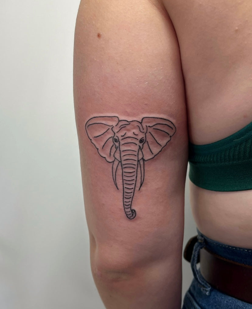 Tatouage entre 10 et 15 cm arrhes