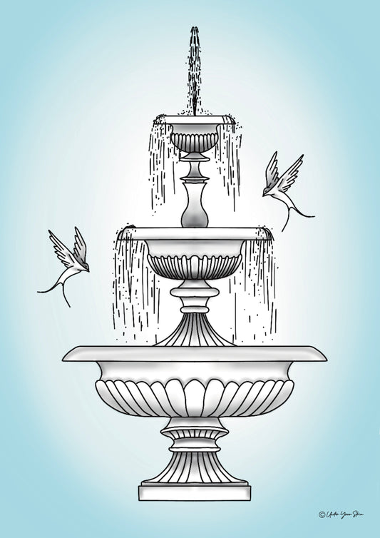 Print Fontaine A5